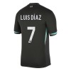 Officiële Voetbalshirt Liverpool Luis Diaz 7 Uit 2024-25 - Heren